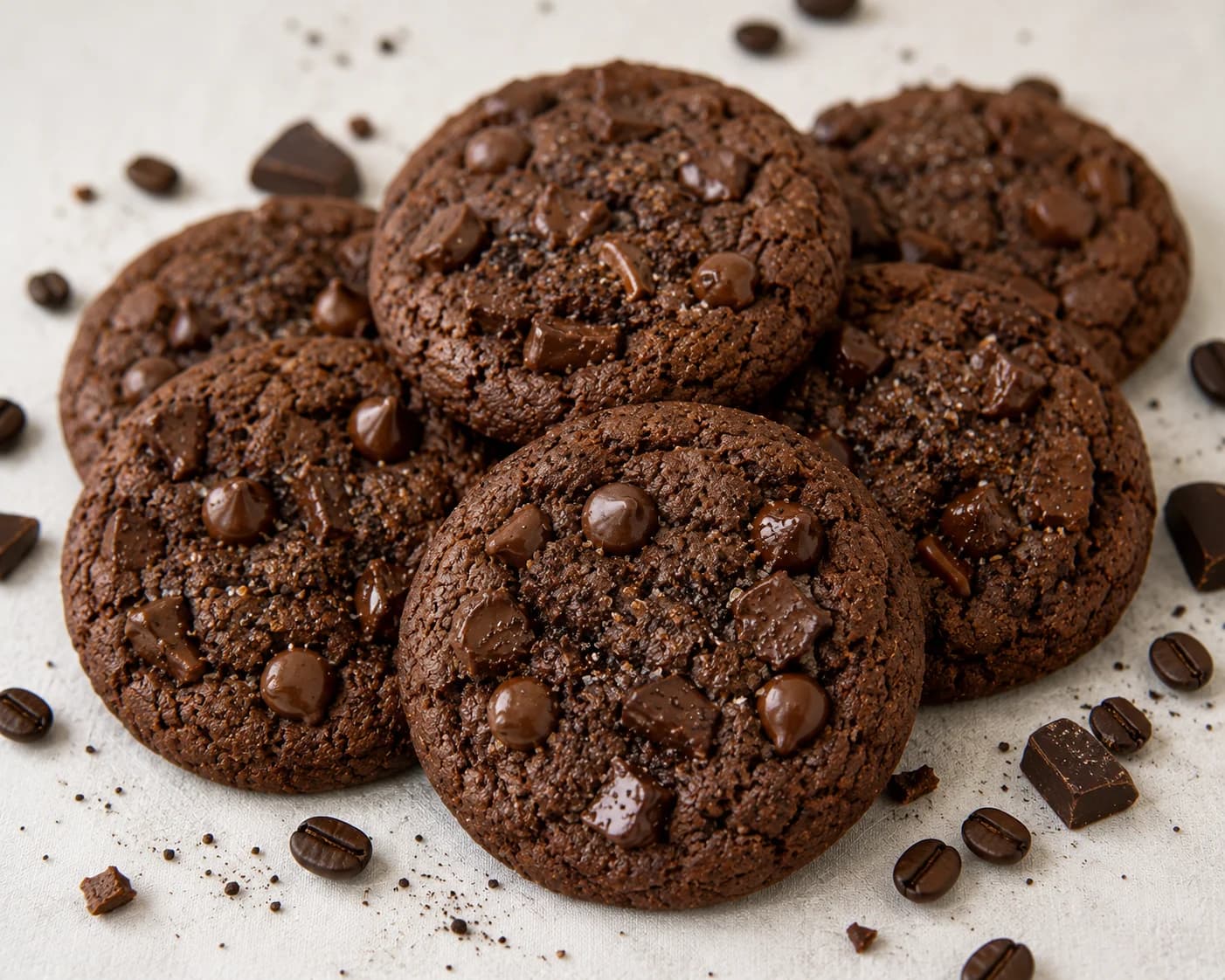Galletas de chocolate con cafe